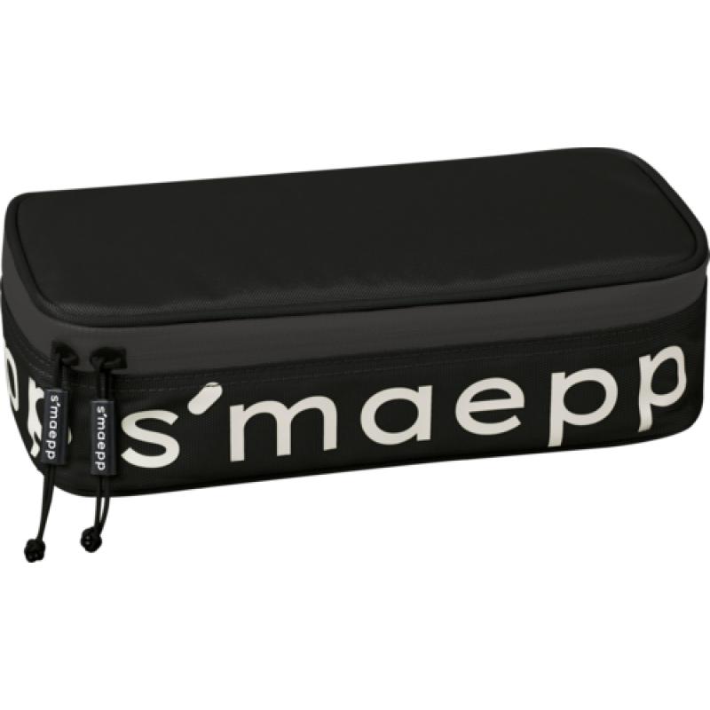 104924090 caja de lápices Estuche suave Nylon Negro, Blanco