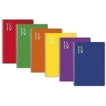 BLOCK ESCOLOFI 4º 50h PT.2,5 70g VERDE - Pack de 5 unidades