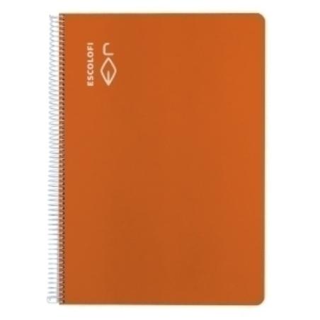 BLOCK ESCOLOFI A4 80h CD.4 70g NARANJA - Pack de 5 unidades