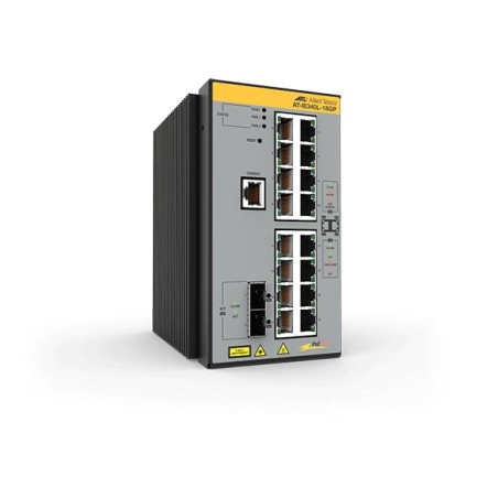 Allied Telesis AT-IE340L-18GP-80 Gerido L3 Gigabit Ethernet (10 100 1000) Power over Ethernet (PoE) Cinzento
