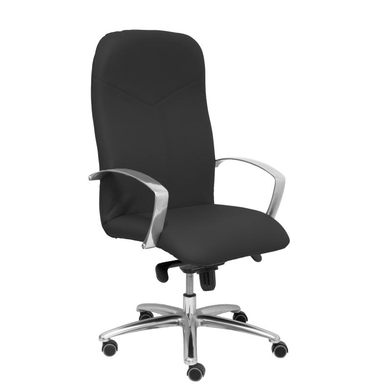 Sillón Caudete piel negro