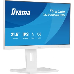 iiyama ProLite XUB2293HSU-W7 pantalla para PC 54,6 cm (21.5") 1920 x 1080 Pixeles Full HD LED Blanco