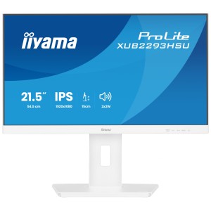 iiyama ProLite XUB2293HSU-W7 pantalla para PC 54,6 cm (21.5") 1920 x 1080 Pixeles Full HD LED Blanco
