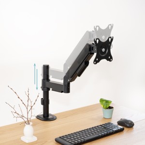 TooQ Soporte de Mesa para Pantallas 17”-32”, Color Negro