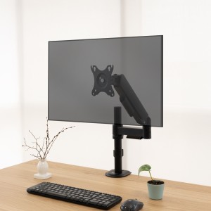 TooQ Soporte de Mesa para Pantallas 17”-32”, Color Negro