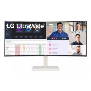 LG 38WR85QC-W monitor de ecrã 96,5 cm (38") 3840 x 1600 pixels UltraWide Quad HD LCD Branco