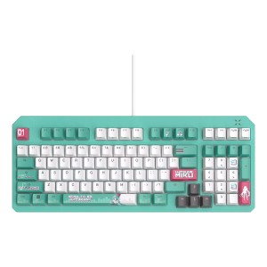 ASUS TUF Gaming K3 Gen II Hatsune Miku Edition teclado Jogos USB Multicor