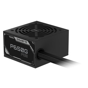 GIGABYTE P650G PCIE 5.1 Fuente de alimentación – PCIe 5.1, 80 PLUS Silver, ventilador de 120mm, compatible con ATX 3.1, enchufe