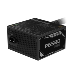 GIGABYTE P650G PCIE 5.1 Fuente de alimentación – PCIe 5.1, 80 PLUS Silver, ventilador de 120mm, compatible con ATX 3.1, enchufe