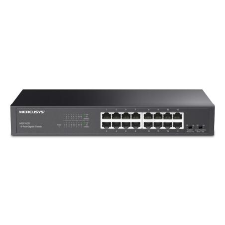 MS116GS switch Gigabit Ethernet (10/100/1000) Negro