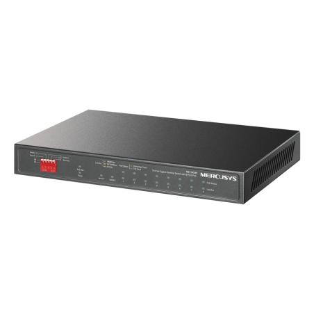 MS110GMP switch Gigabit Ethernet (10/100/1000) Energía sobre Ethernet (PoE) Negro