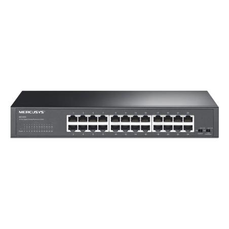 MS124GS switch Gigabit Ethernet (10/100/1000) Negro