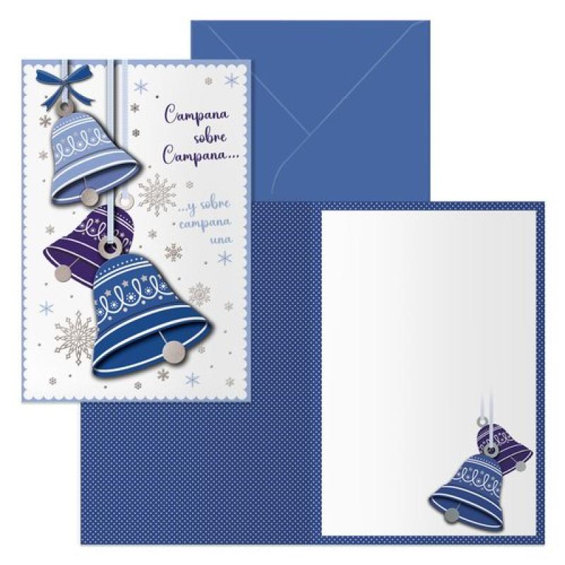 CHRISTMAS DOHE 115x170 CAMPANAS - Pack de 6 unidades