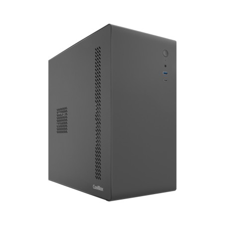 CoolBox CAJA MATX M640C USB-C 3.2 GEN1 FULLMETAL SIN FTE + 1 VENT. 90MM