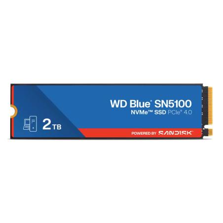 WD Blue SN5100 2 TB M.2 PCI Express 4.0 NVMe QLC 3D NAND