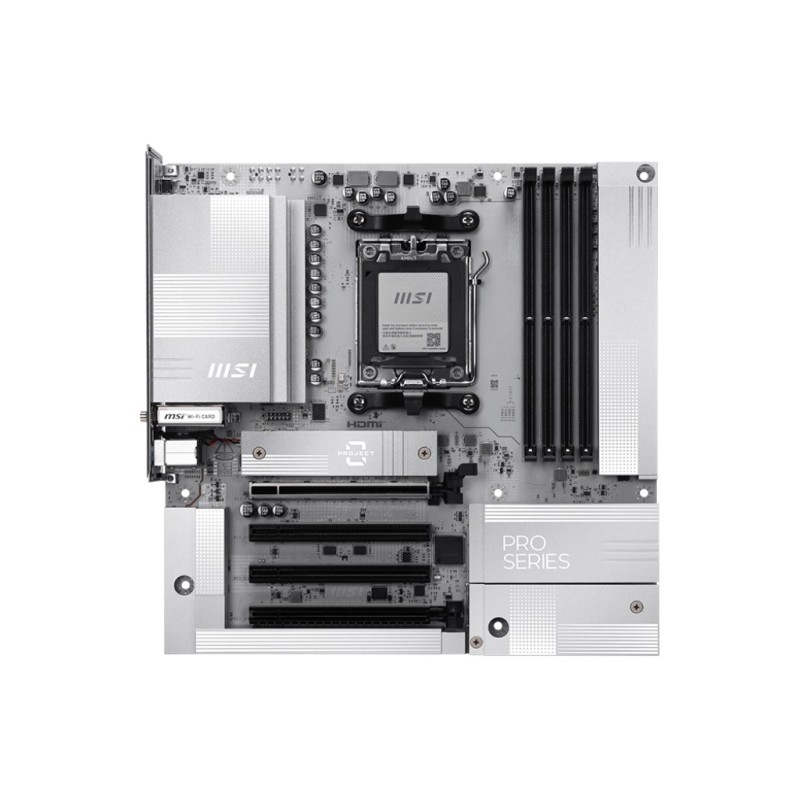 MSI AM5 PRO B850M-A WIFI PZ M-ATX AMD B850 Zócalo AM5 micro ATX