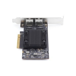 StarTech.com Tarjeta de Red Ethernet PCIe de 2 Puertos RJ45 de 10Gb - Adaptador de Red Ethernet de RJ45 Doble 10GBase-T -