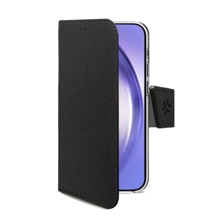 Celly WALLY1064 funda para teléfono móvil 16,8 cm (6.6") Funda cartera Negro