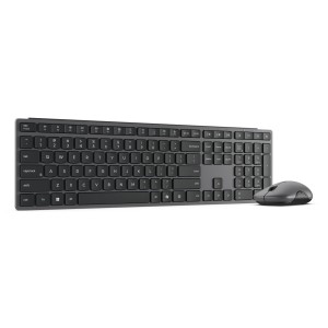 Lenovo GX31S04978 teclado Rato incluído Escritório RF Wireless + Bluetooth Espanhol Cinzento