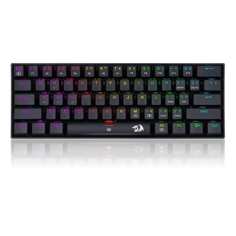 K630RGB teclado Juego USB QWERTY Negro