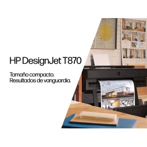 HP Designjet Impresora T870 de 24 pulgadas