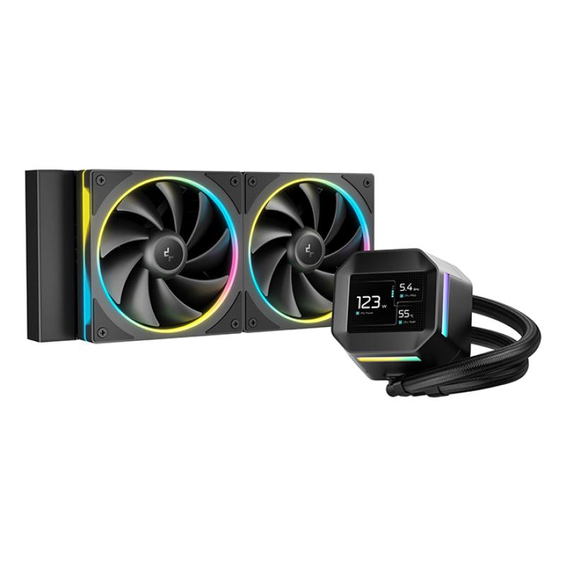 LM240 Procesador Kit de refrigeración líquida 12 cm Negro 1 pieza(s)