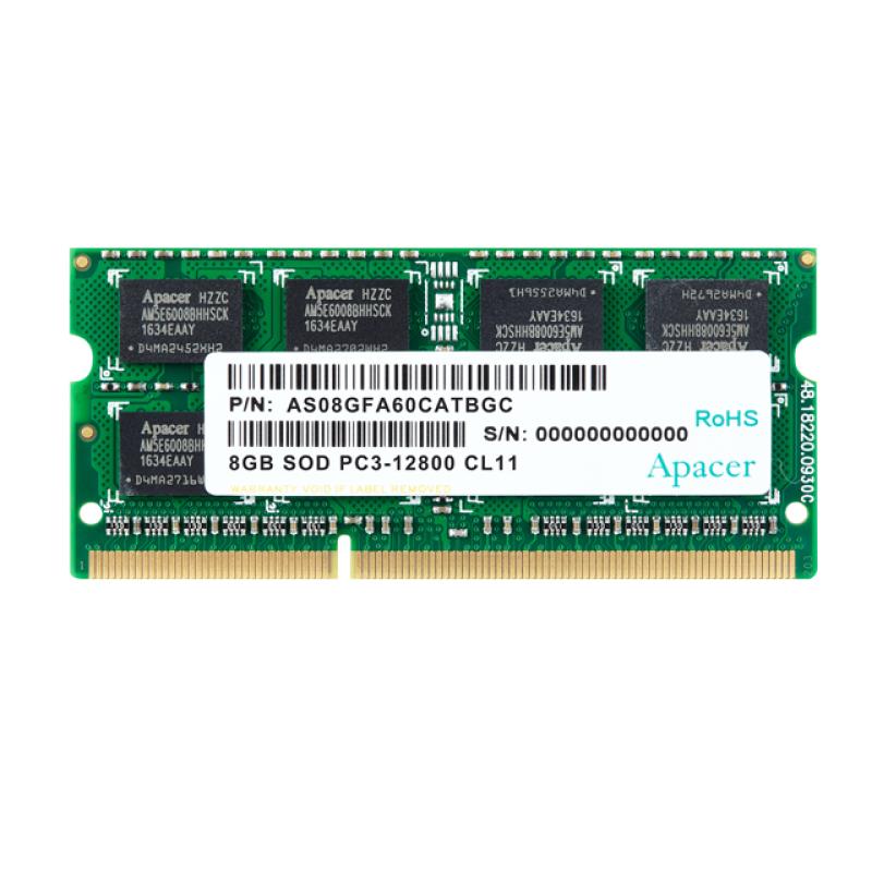 AS08GFA60CATBGJ módulo de memoria 8 GB 1 x 8 GB DDR3 1600 MHz