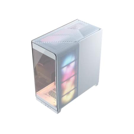 4500X RS-R ARGB Tempered Glass Mid-Tower, White Midi Tower Blanco