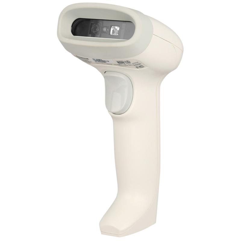 1350G2D-1USB-R lector de código de barras Lector de códigos de barras portátil 1D/2D LED Blanco