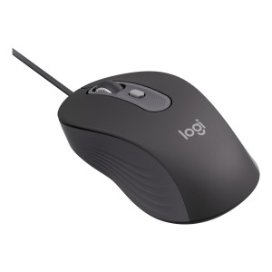 Logitech Signature Wired M520 for Business ratón Oficina Ambidextro USB Tipo C Óptico 4000 DPI