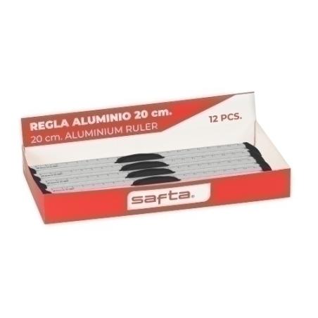 REGLA ALUMINIO SAFTA 20 cm EXP.12