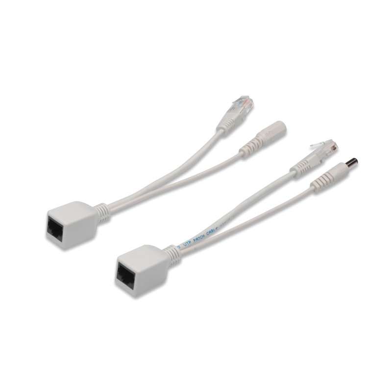 Juego de cables PoE pasivos, divisor + inyector
