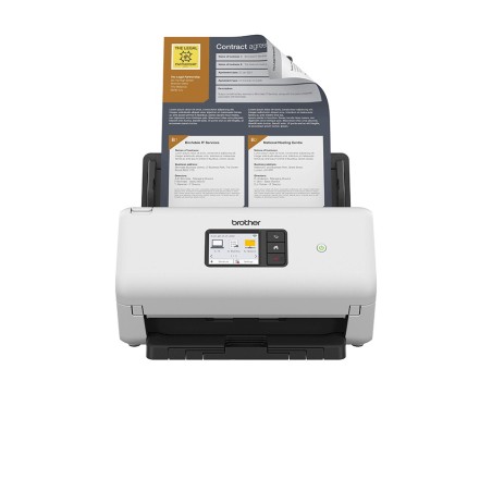 Brother ADS-4550W Escáner con alimentador automático de documentos (ADF) 600 x 600 DPI Negro, Blanco