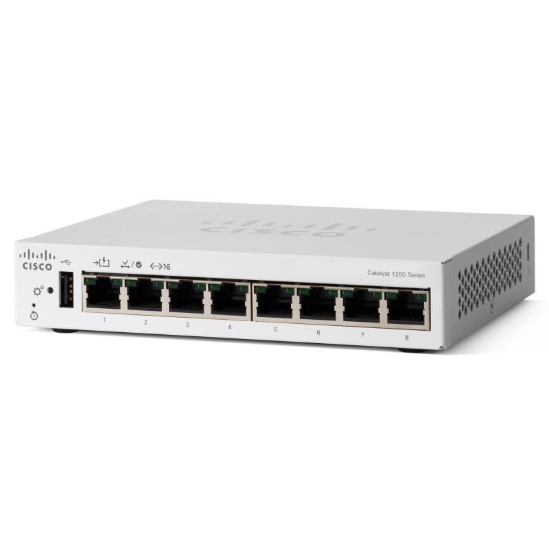 C1200-8T-D switch Gestionado L2/L3 Gigabit Ethernet (10/100/1000) Blanco
