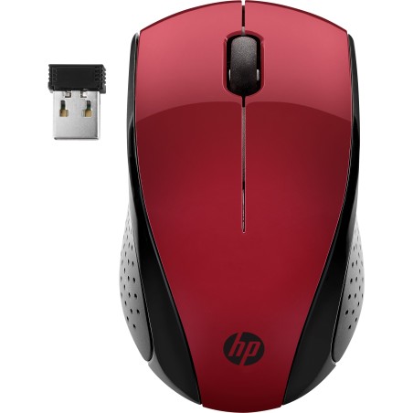 HP Ratón inalámbrico 220 (Rojo Ocaso)