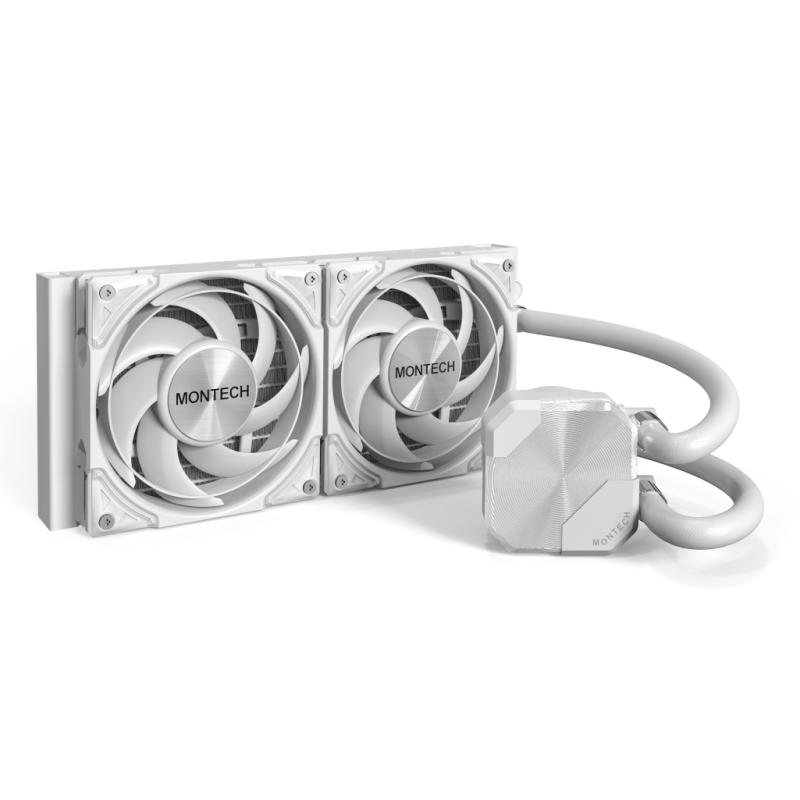 HyperFlow Silent 240 Procesador Sistema de refrigeración líquida todo en uno 12 cm Blanco 1 pieza(s)