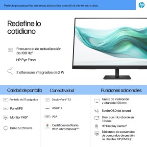 HP Series 3 Pro Monitor FHD de la serie 3 Pro de 27 pulgadas  327ph
