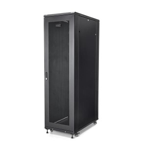 StarTech.com Armario Rack para Servidores 42U 19" 4 Columnas - Rack de Servidores con Ruedas para Equipo de Red - Armario Rack