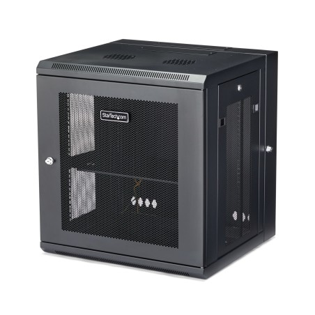 StarTech.com Armario Rack de Pared para Servidores 12U 19" 4 Columnas y Estante 1U - Rack de Servidores de Montaje en Pared con
