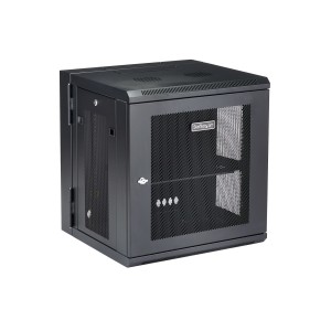 StarTech.com Armario Rack de Pared para Servidores 12U 19" 4 Columnas y Estante 1U - Rack de Servidores de Montaje en Pared con