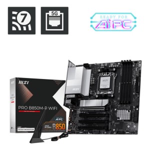 MSI PRO B850M-P WIFI motherboard AMD B850 Ranhura AM5 micro ATX