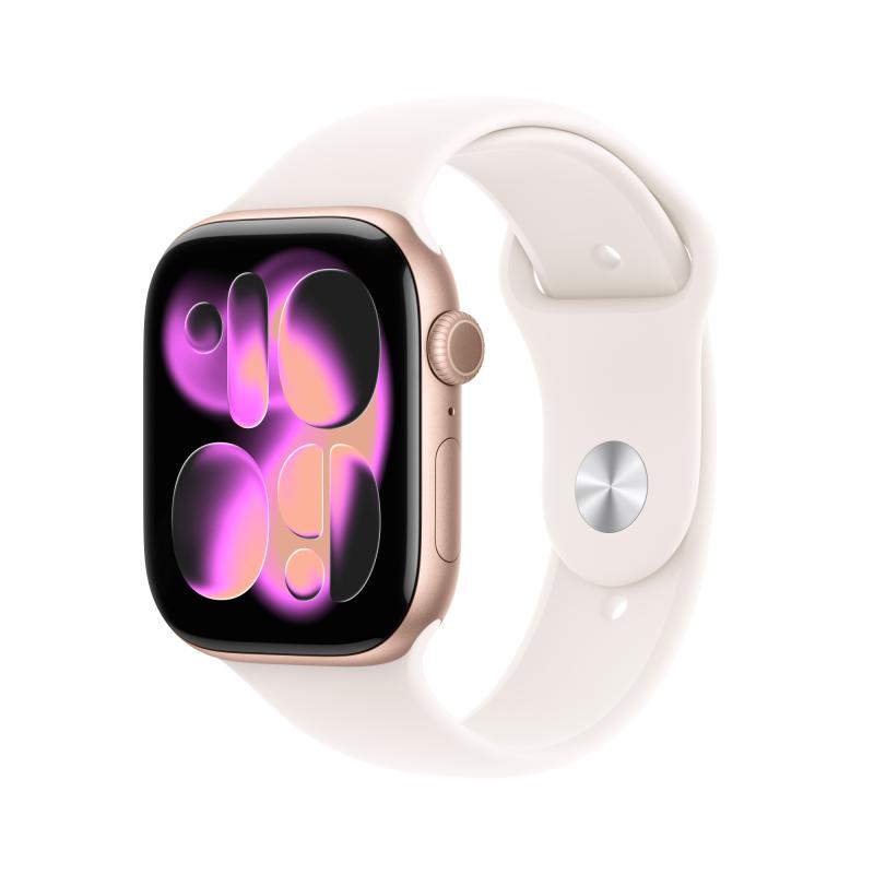 Watch Series 11 OLED 46 mm Digital 416 x 496 Pixeles Pantalla táctil Oro rosa Wifi GPS (satélite)