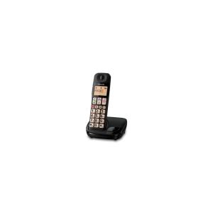 KX-TGE310SPB teléfono Teléfono DECT Negro Identificador de llamadas