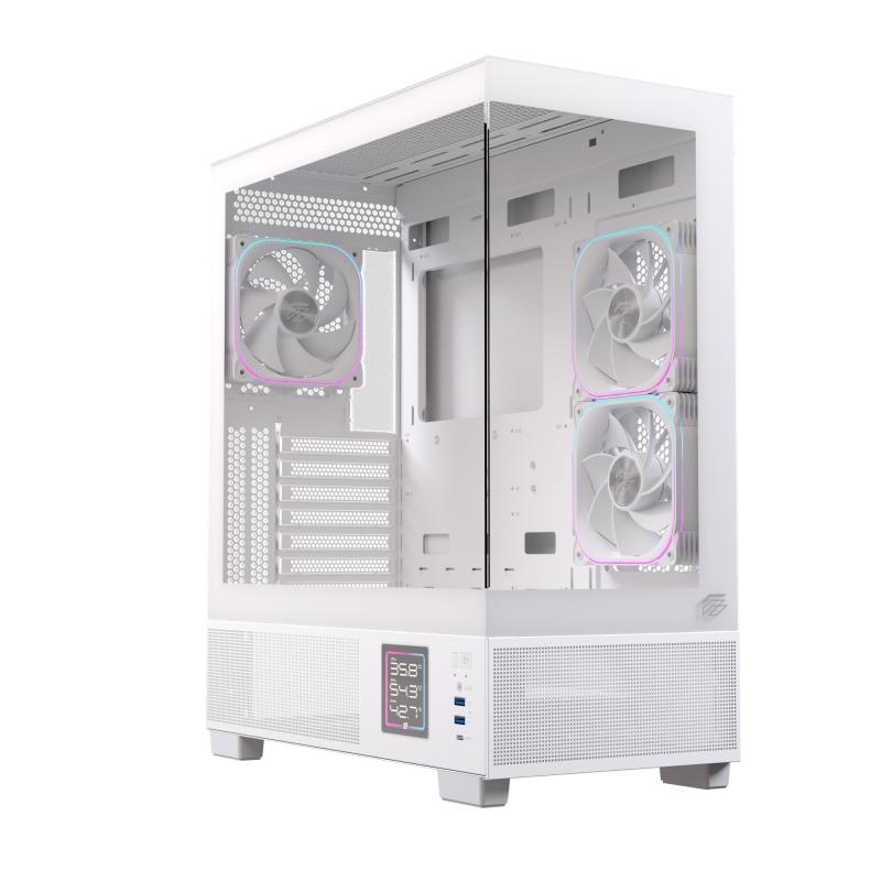 EXCS-PR-51DR-W carcasa de ordenador Midi Tower Blanco