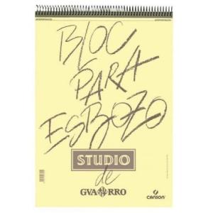 CANSON GUARRO BLOC PARA ESBOZO ESPIRAL MICROPERFORADO 100 HOJAS 90 GR. 21X29,7CM -5U-