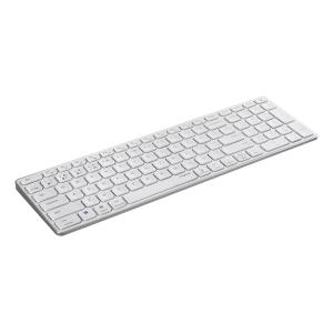 E9700M teclado Oficina RF Wireless + Bluetooth QWERTY Blanco