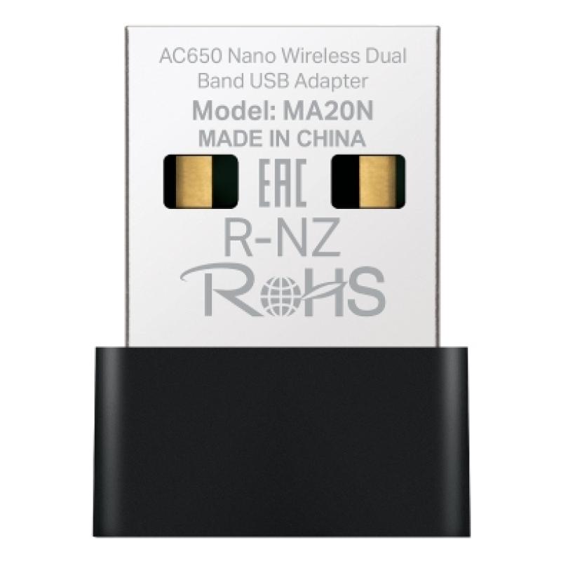 MA20N adaptador y tarjeta de red WLAN 650 Mbit/s