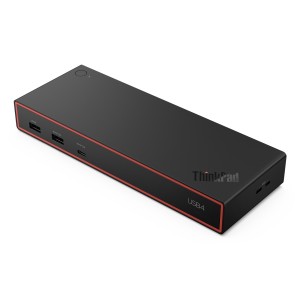 Lenovo ThinkPad USB4 Dock 5000 Alámbrico Thunderbolt 4 Negro