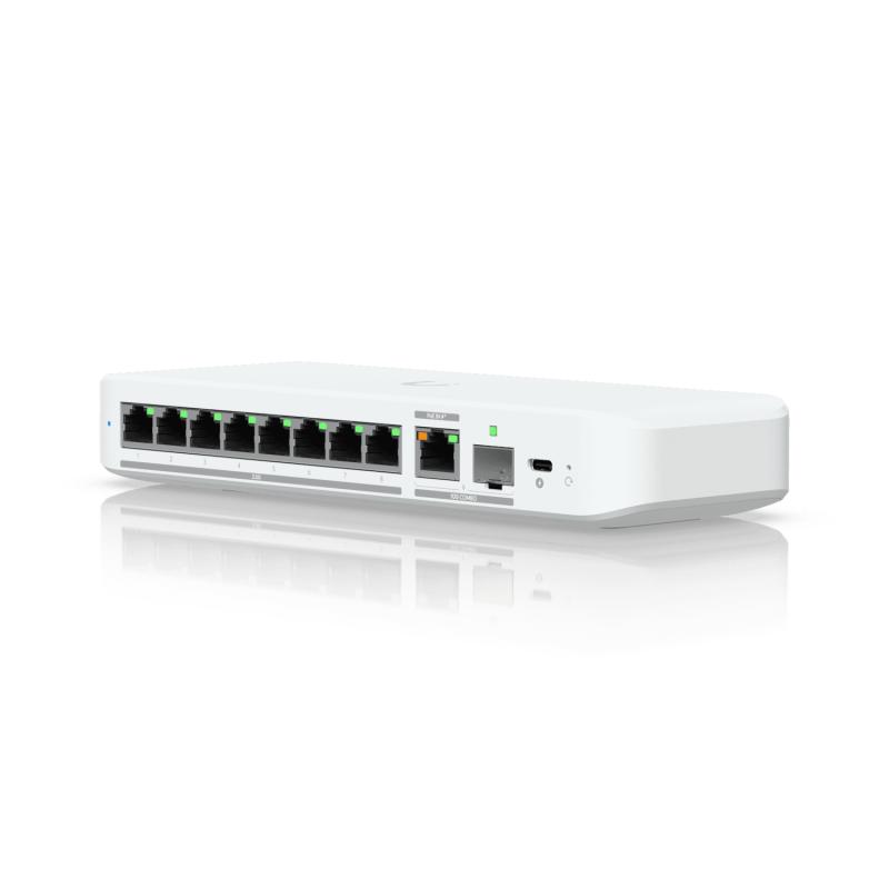 UniFi Flex 2.5G Gestionado L2 2.5G Ethernet (100/1000/2500) Montaje en pared/escritorio Blanco