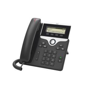 7811 teléfono IP Negro, Plata 1 líneas LED